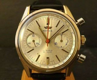 Rolls Royce (royce) Chronograph Vintage Gents Watch,  Landeron 248