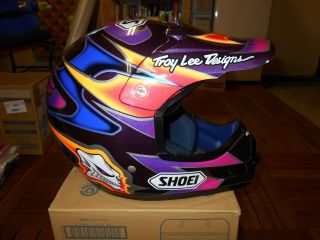 VINTAGE SHOEI MOTOCROSS HELMET VF - X2 TROY LEE 2