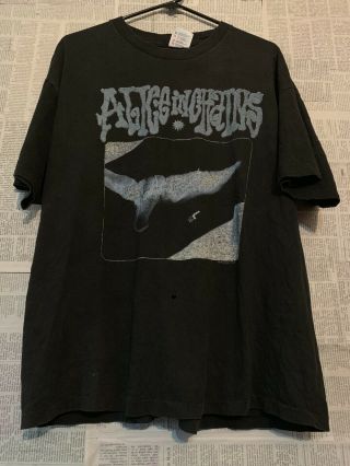 Vtg 90s Alice In Chains Rock Band T - Shirt