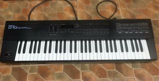 Vintage Roland D - 10 61 - Key Multi Timbral Linear Synthesizer Keyboard