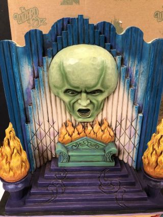 Rare Jim Shore Wizard of Oz Great & Powerful Oz Scary Fire Scene Double Side MIB 3