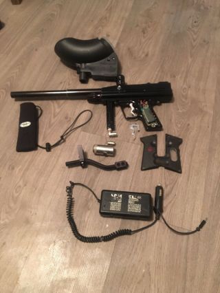 Vintage Angel Lcd Paintball Gun,  With Dye Parts.