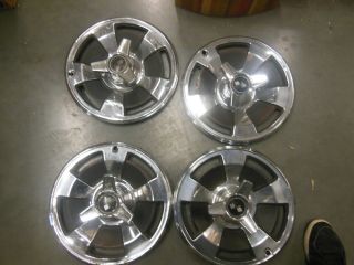 Vintage Oem 1966 Chevrolet Corvette 15 " Spinner Wheel Cover Am J - 7 Set Of 4