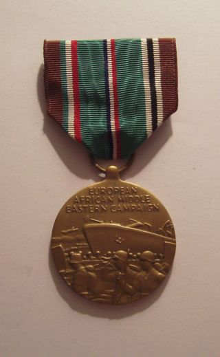 Vintage Ww Ii European African Campaign Military Medal