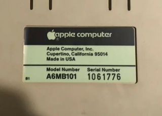 Vintage Apple Lisa Keyboard For Personal Computer Pull Out Quick Reference Cards 4