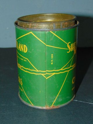 TWO ANTIQUE LONG ISLAND NY TIN OYSTER CANS - SHELTER ISLAND & RED CROSS BRAND 2