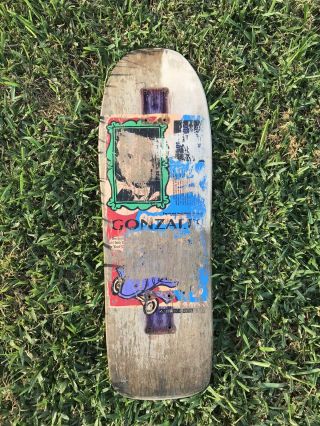 Mark Gonz Gonzales Blind Fish Car Skateboard Deck