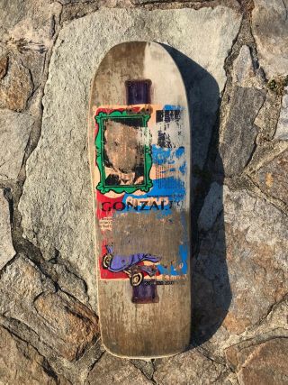 Mark Gonz Gonzales Blind Fish Car Skateboard Deck 3