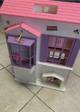 Vintage Barbie Folding Pretty House 16961 Dollhouse Mattel 1996 5