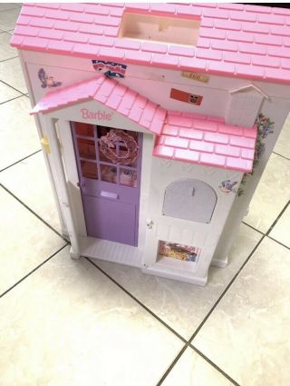 Vintage Barbie Folding Pretty House 16961 Dollhouse Mattel 1996 6