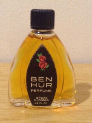 Vintage Ben Hur Jergens Cincinnati Rare.  25 Oz.  Perfume