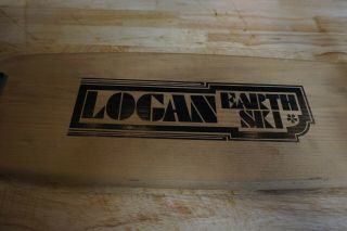 Logan Earth Ski Vintage Skateboard With Energy Trucks And Sims Pure Juice Wheels