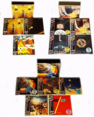 Electric Light Orchestra - 12 Mini Lp Cd Japan 2008,  3 Boxes,  Bonus Cd Rare Elo