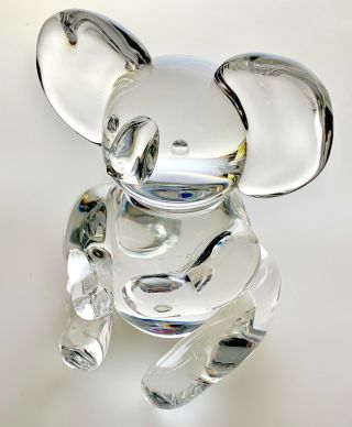 Vtg Steuben Koala Bear Crystal Glass Sculpture Form 5 3/4