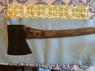 Vintage Antique True Temper Kelly Perfect Axe Hatchet Tool With Beveled Sides
