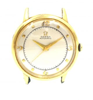 Vintage Omega Automatic Bumper Wrist Watch Gold Fill 17 Jewels Cal 351 C1947