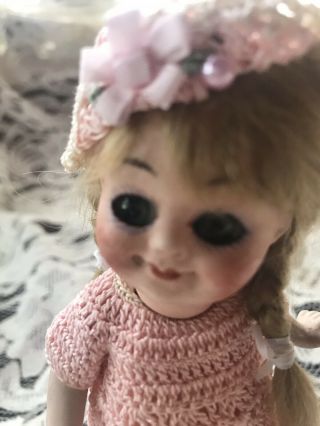 Antique Bisque - Early 1900’s Googly Baby Doll,  Rare 323 Model,  Cute