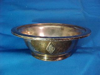 Vintage Lehigh Valley Railroad Silverplate Dining Car Serving Bowl By Heinrichs