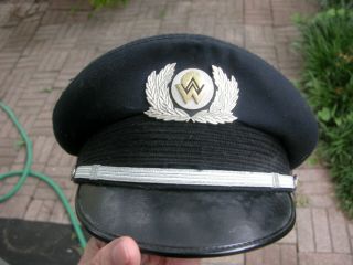 Vintage America West Pilot Cap And Badge,  First Officer