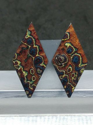 A,  Vintage Corvette Fordite Detroit Agate Cabochons