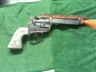 Vintage FANNER 50 Western Cowboy Cap Gun Pistol By Mattel U.  S.  A 2