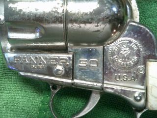 Vintage FANNER 50 Western Cowboy Cap Gun Pistol By Mattel U.  S.  A 5