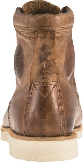 ALPINESTARS OSCAR MONTY Vintage - Look Leather Motorcycle Boots (Brown) US 10.  5 3