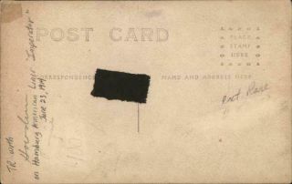 RPPC Rare: Teddy Roosevelt & Harry Houdini 1914 SS Imperator Celeb Postcard 2