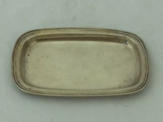 Antique American Sterling Silver Serving Tray Hallmarked 8 1/4 " X5 1/8 " 154 Grams