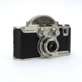 = Vintage Universal Camera Univex Mercury 35mm Film Camera Tricor 35mm F3.  5 Lens