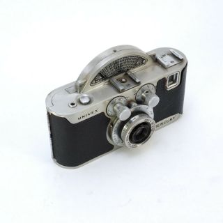 = Vintage Universal Camera Univex Mercury 35mm Film Camera Tricor 35mm f3.  5 Lens 2
