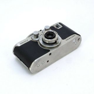 = Vintage Universal Camera Univex Mercury 35mm Film Camera Tricor 35mm f3.  5 Lens 4
