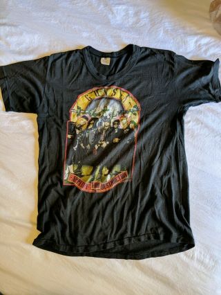 Rare Vintage 1983 Guns N Roses Appetite For Destruction Shirt Vtg 80s T - Shirt