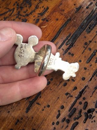 VINTAGE MICKEY MOUSE ZUNI NLAY RING 4