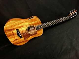 Baby Taylor Acoustic - Electric,  Koa Rare Travel Guitar.  3/4 Scale