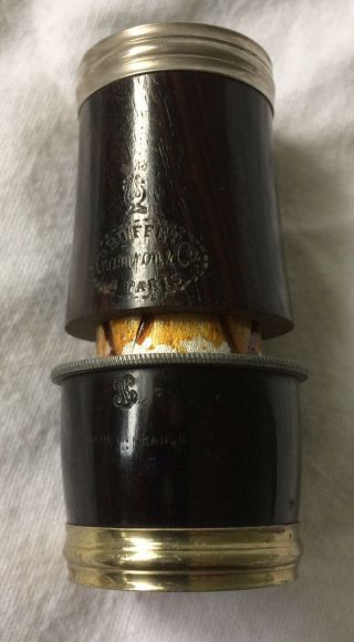 Rare Vintage Buffet Crampon Bb Clarinet Tunable Adjustable Wood Barrel 5