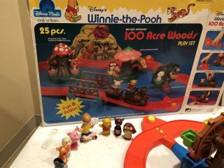 Collector Winnie The Pooh 100 Acre Woods Train Set