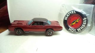 Vintage Hot Wheels Red Lines HK 1968 Custom Eldorado [Red] w/button 2