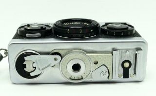 Vintage Chrome Rollei 35 Film Camera - 40mm 3.  5 S - Xenar Lens With Strap - 8