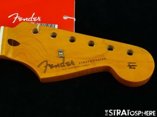 Vintage 50s Ri Fender Lacquer Nitro Stratocaster Strat Neck Tinted Maple