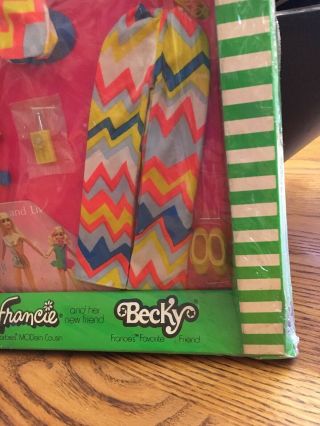 1970’s Vintage Barbie Francie & Becky “The Francie Look” Retro Look.  IN THE BOX 7