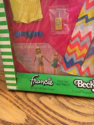 1970’s Vintage Barbie Francie & Becky “The Francie Look” Retro Look.  IN THE BOX 8