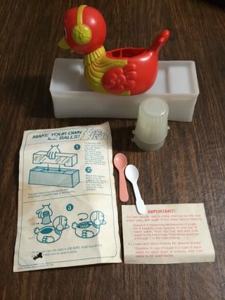 Ice Bird 1974 Make Your Own Ice Balls Snow Cone Toy By Kenner (without Box)