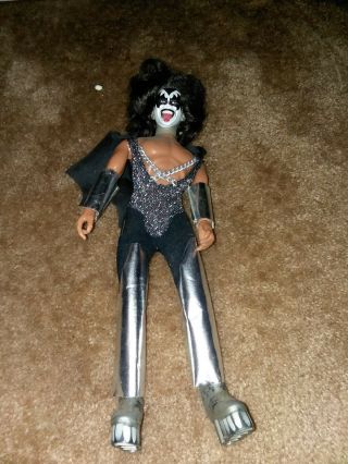Vintage Kiss Gene Simmons Mego Muscle Doll 1978 Nm