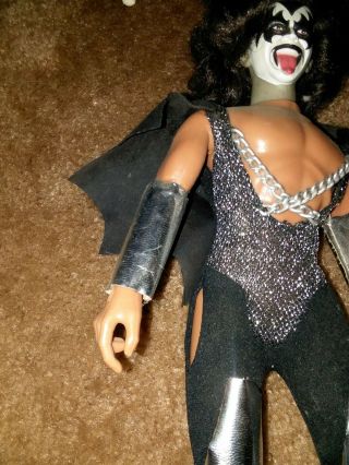 Vintage KISS Gene Simmons Mego Muscle Doll 1978 nm 3