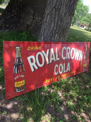 Large Vintage 1949 RC Royal Crown Cola Soda Pop 54 