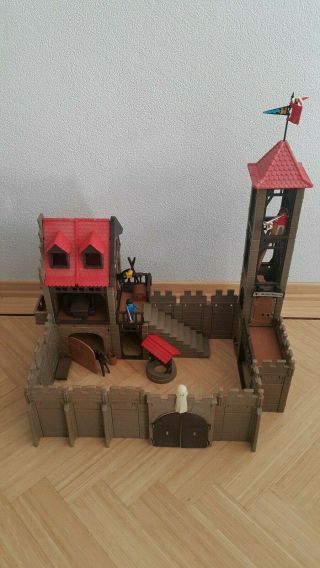 Vintage 1977 Playmobil 3450 Medieval Castle W/accessories