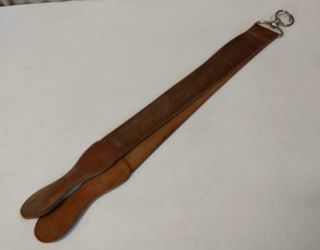 Western States Cutlery & Mfg Co Vintage Leather Strop Boulder Co Marked 22 Euc