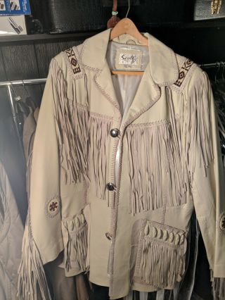 Scully Vintage Western Fringe Jacket Size 44