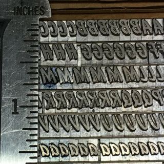 Highspot 18 pt - Letterpress Type - Vintage Metal Lead Printing Sorts Font 4